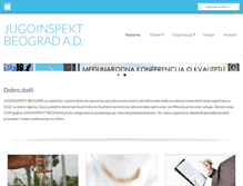 Tablet Screenshot of jugoinspekt.com